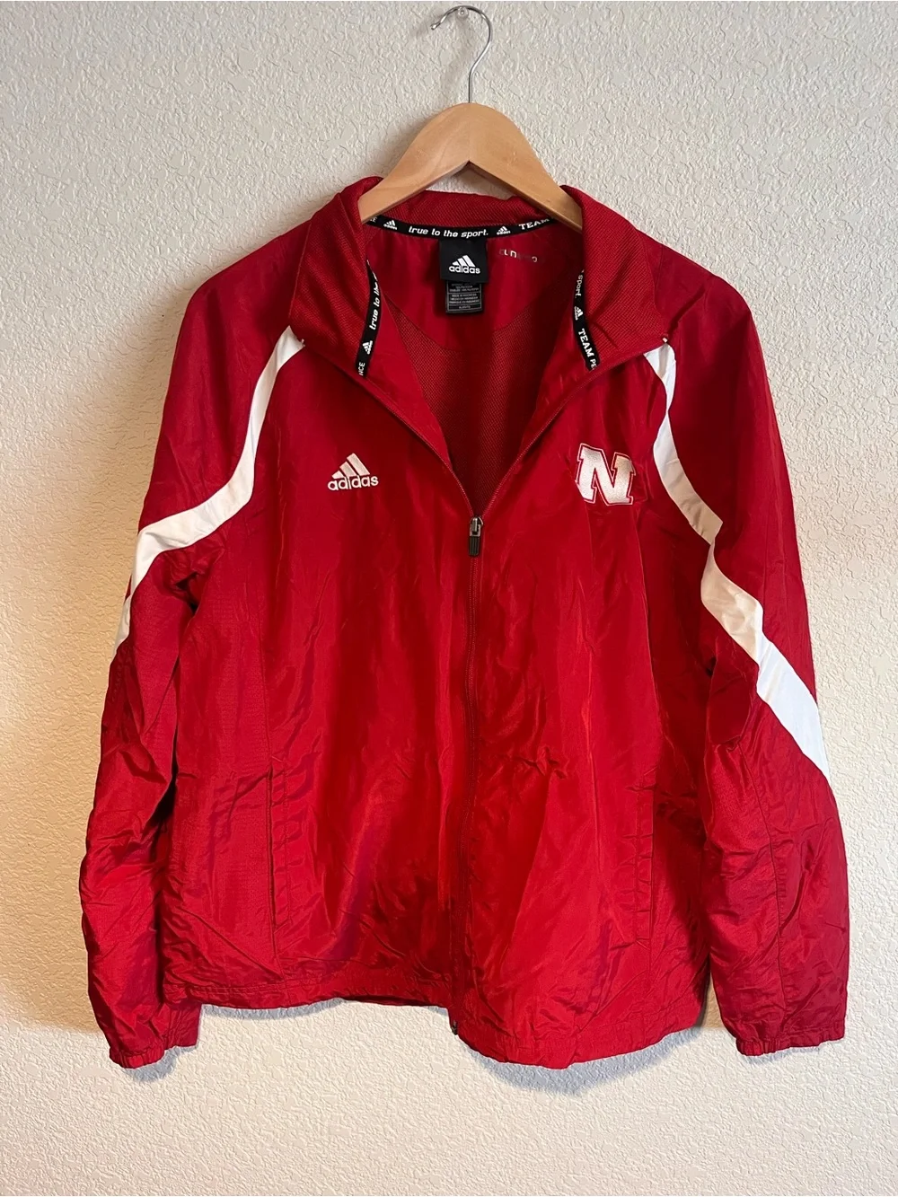 Adidas Nebraska Cornhusker Women’s Windbreaker - Picture 2 of 11